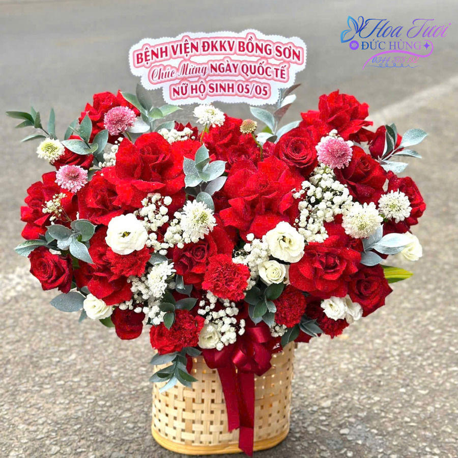 Giỏ Hoa Chúc Mừng Gh039